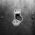 Y¥ “Swamp Cleaver” Kiss-Cut Vinyl Fragment ( Indie Sticker )