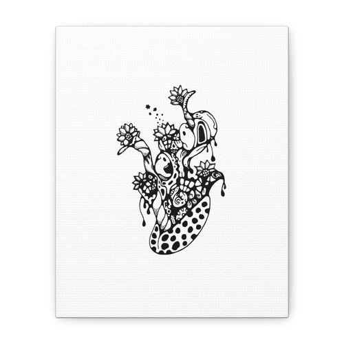 Y¥  "Blooming Seed" Illustration on 8x10 Stretched Matte Canvas
